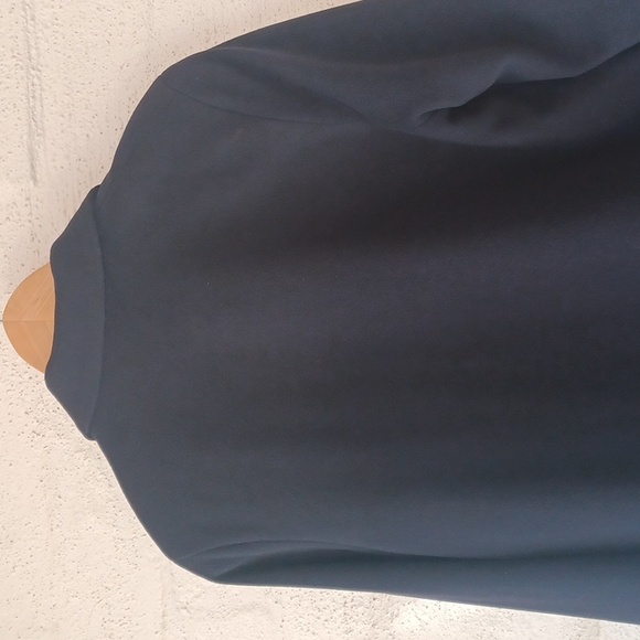 Kristen Blake Virgin Wool Cashmere Blend Full Length Coat, Blue, Pockets, Lined - Picture 10 of 14